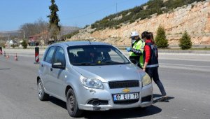 Korkuteli'de denetimler sürdü