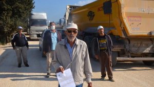 Mahalle sakinlerinden yol eylemi