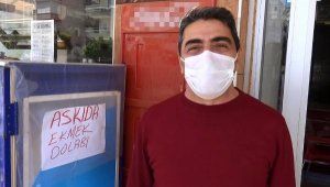 Manavgat'ta askıda ekmek kampanyası