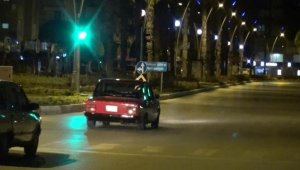 Savcı ve polisin gözü önünde drift atan sürücüye 6 bin 429 lira ceza