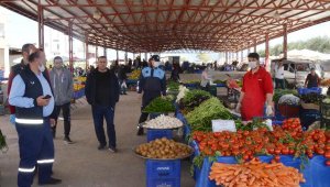 Serik'te pazarlarda denetim