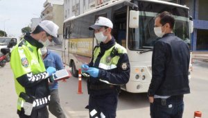 Serik'te polisten koronavirüs uygulaması