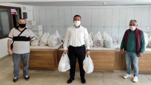 Şoförler odasından 2 bin erzak paketi