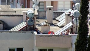 Sokağa çıkamayınca, damlara çıktılar