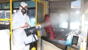 Toplu ulaşım araçlarına dezenfekte