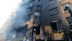 Alanya'da ev yangını