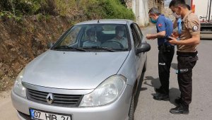 Alanya'da polisten sıkı denetim