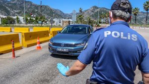 Antalya girişinde yoğunluk yaşanmadı