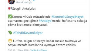 Antalya'da sokağa çıkma yasağı uygulanmayacak
