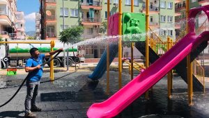 Büyükşehir'den Demre'de genel temizlik ve bakım