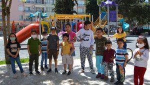 Çocuklar nefes aldı