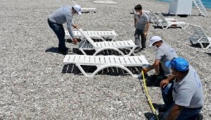 Dünyaca ünlü sahilde 'yeni normal' kuralları lar