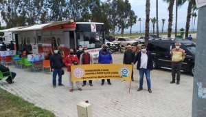 Finike'de kan bağışına yoğun ilgi
