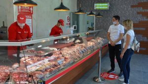 Halk Et'in 3. satış mağazası Alanya'da açıldı