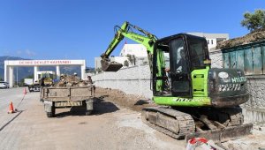 Hastane yoluna belediyeden düzenleme