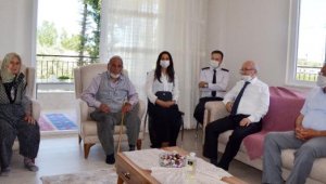 Kaymakamdan şehit ailelerine ziyaret