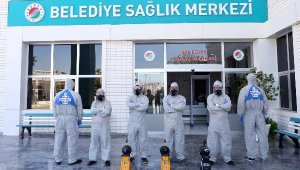 Kepez'in dezenfekte timi