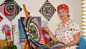 Korona maskesi sanat eseri oldu