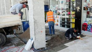 Lise Caddesi'nde çalışmalar sürüyor