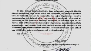 Sağlık çalışanlarına 1 Haziran'a kadar ücretsiz gözlük camı