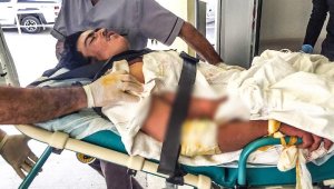 Serada akıma kapılan Afgan genç, ağır yaralandı