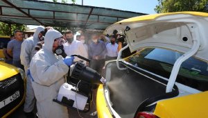 Taksici esnafına koronavirüs desteği