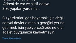 Valiye 'yardım yapmıyorsunuz' diyen kadın, önceden para ve gıda kolisi almış