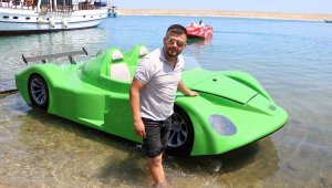 30'uncu deniz otomobili, denize indirilip test edildi