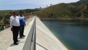 Adrasan Göleti'nden tarımsal sulama başladı