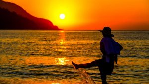 Adrasan'da gün doğumu turizmi