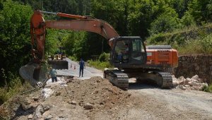 Alanya kırsalında yoğun çalışma