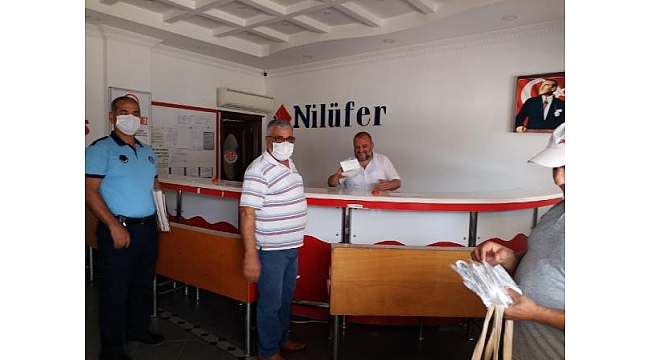 Alanya Otogarı'nda maske dağıtıldı