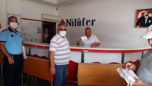 Alanya Otogarı'nda maske dağıtıldı