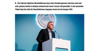 Antalya'da 'güvenli turizme' dünya basınından övgü