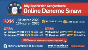 Büyükşehir'den öğrencilere online sınav desteği
