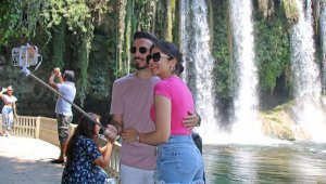 Düden Şelalesi kendini yeniledi