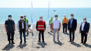 Dünya Çevre Günü'nde caretta yuvasına koruma