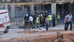 Kalıp ustasının üzerine düştüğü demir ok gibi saplandı