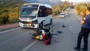Kaş'ın motosikletli özel kuryesi 'Maho' kazada öldü
