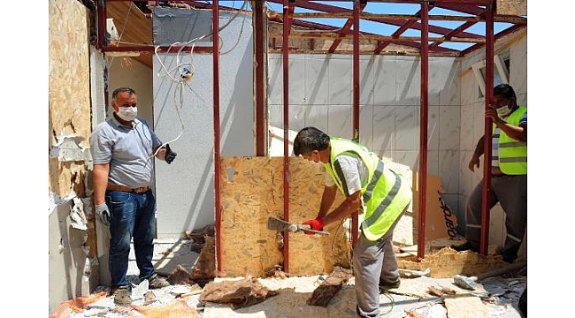 Kemer'de kaçak yapıya taviz yok