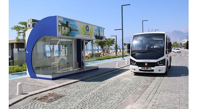 Konyaaltı Sahil 104 nolu hat sefere başladı