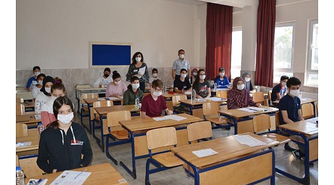 Korkuteli'de LGS heyecanı