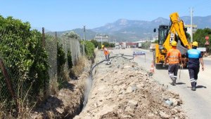 Kumluca'da yeni imar alanlarına altyapı