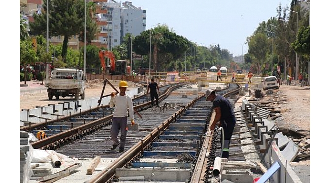 Meltem'de raylar döşeniyor
