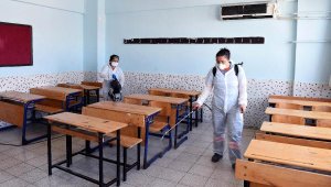 Okullarda dezenfekte çalışması