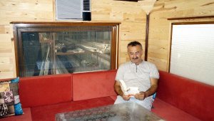 Panjur ustası dubleks karavan yaptı