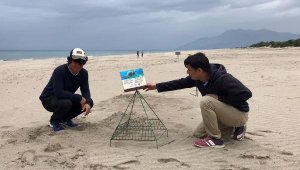 Patara'da caretta carettalar yumurta bırakmaya başladı