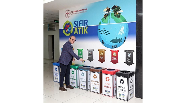 Sıfır atık projesi 33 sağlık tesisinde hayata geçirildi