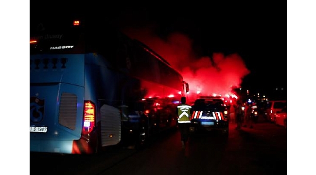Trabzonspor kafilesi Alanya'da