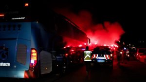 Trabzonspor kafilesi Alanya'da